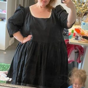 Eshakti puff sleeve 4X 28 PLUS lightweight dress